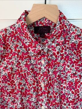 J.Crew liberty fabric shirt